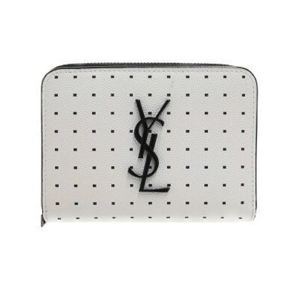 SAINT LAURENT PARIS Monogram Full Zip Wallet - Picture 1 of 5